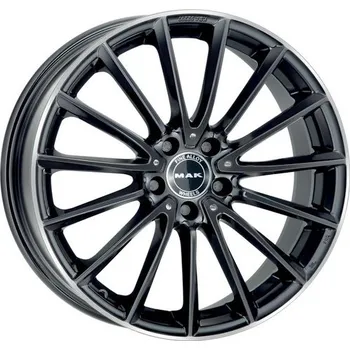 Disk Alu kola MAK komet gloss black mirror ring 9x19" 5x112 ET50 66,6