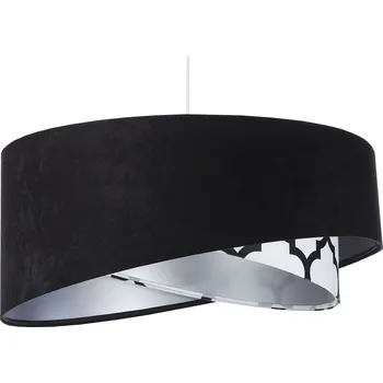 BPS koncept Závěsné svítidlo Galaxy černé s obrazci , 1xE27, ø 50 cm Barva: Stříbrná