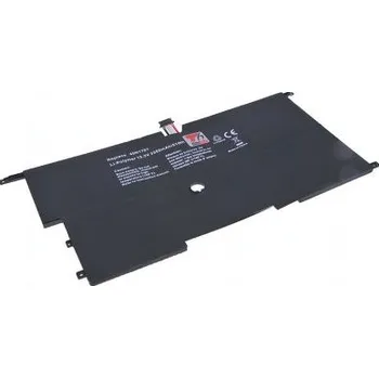 Notebook Baterie T6 power Lenovo ThinkPad X1 Carbon 2nd, 3rd Gen, 3350mAh, 51Wh, 8cell, Li-Pol (NBIB0151)