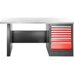 Facom JLS3-2MS7DH Pracovní stůl s nerezovou pracovní deskou, vyšší verze, 7 zásuvek