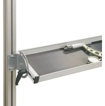 Dílenský stůl Manuflex ZB3927 Riffelgummi-naklápěcí odkládací konzole 1085x19 5 mm