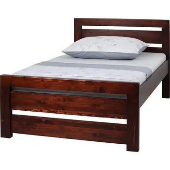 Postel Masivní postel Rhino I 120 cm Hnědá