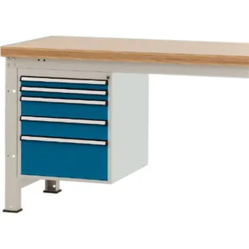 Posuvné měřítko Manuflex ZB4881.5007 Vestavné pouzdro, Nutzhohe 500 mm s 5 přihrádkami. Pro dílenském hloubka 700 mm