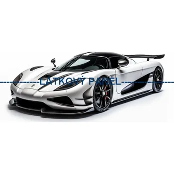 Látkový panel - Auto - AM-49 Velikost: 20x20cm, Materiál: Kočárkovina