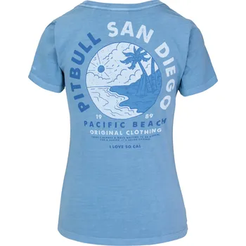 Dámská móda PitBull West Coast - dámské triko PLANET SURF modré S