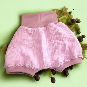 Dívčí kraťasy Mušelínové kraťasy pro kluky i holky Velikost: 74/80 Mušelínové oblečení pro kluky i holky