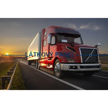 Látkový panel - Kamion - AM-04 Velikost: 10x7cm, Materiál: Bavlna