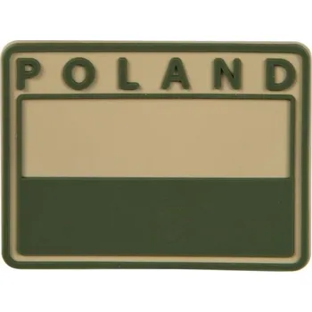 Nášivka Helikon-Tex nášivka 3D Polsko 5,5x4cm khaki