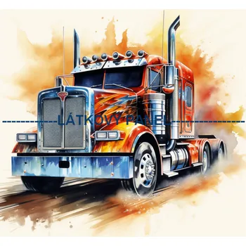 Látkový panel - Auto - AM-64 Velikost: 45x45cm, Materiál: Kočárkovina