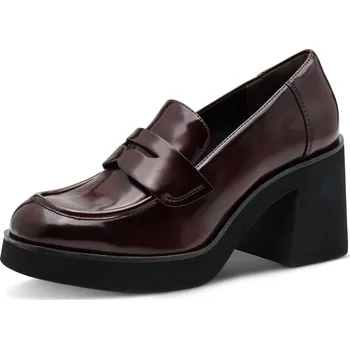 Dámské polobotky DÁMSKÉ POLOBOTKY TAMARIS 1-24410-45 537 ČERVENÁ Barva: Červená, Velikost: 37