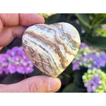 Přírodní kámen Aragonit srdce 109g (Pákistán)