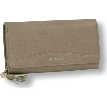 Peněženka Dámská khaki peněženka Gabaara P4479 – elegantní design s mnoha přihrádkami na karty, bankovky a prostor pro mobil