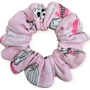 ESITO | Gumička do vlasů scrunchies Paris - růžová / UNI