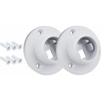 LED lišta IN-LIGHT Koncovka LED profilu do šatní tyče šedá