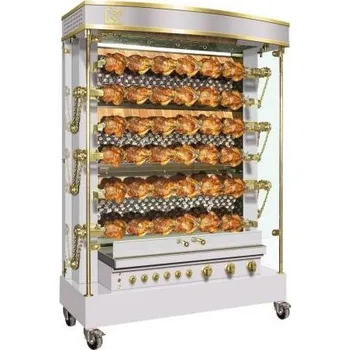 Zahradní gril Gril plynový Rotisol Olympia 1375-60IG s litinovým rekuperátorem, nerez