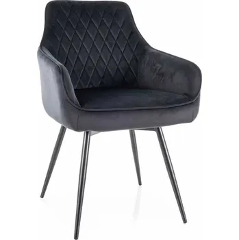 Jídelní židle Jídelní židle Alcano Velvet, černá