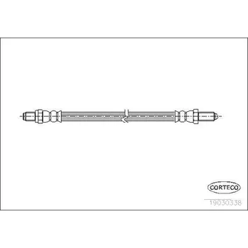 Brzdová hadice Brzdová hadice CORTECO 19030338