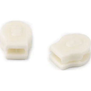 Zip Jezdec ke spirálovým zipům No 3 na povlečení krémová světlá 100 ks