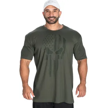 Pánské tričko Gasp SKULL STANDARD TEE DEEP FOREST – tričko Gasp tmavě zelené Velikost: L