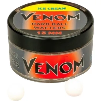 Návnadová surovina FEEDERMANIA - Wafters Venom Hard Ball Ice Cream 15 mm 13 ks
