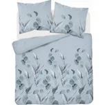 Detexpol Francouzské 3 dílné povlečení bavlna Azura modré 4691B 220x200, 2x 70x80