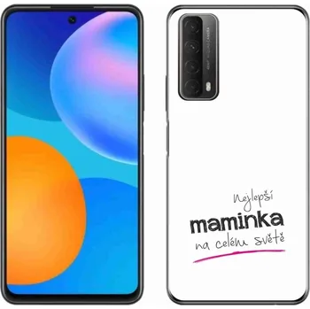 Pouzdro na mobilní telefon Gelový kryt mmCase na Huawei P Smart (2021) - nejlepší maminka 4 bílé pozadí