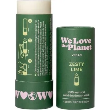 Přírodní tuhý deodorant Zesty Lime We love the planet 40g