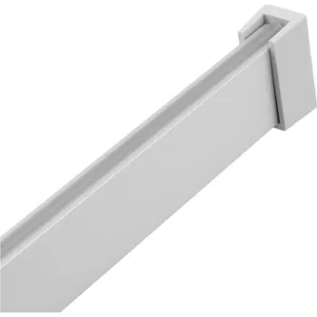 LED páska IN-LIGHT Šatní tyč hranatá pro LED pásek včetně těsnění - hliník