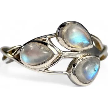 Prsten ELVEN, prsten, měsíční kámen stříbro 925/1000