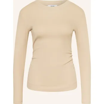 Dámské tričko Reiss Dámské Tričko S Dlouhým Rukávem Tessa, béžová, 38