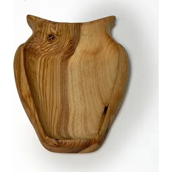 Talíř Miska dřevěná 008 - SOVA