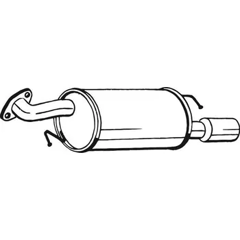 Výfukový systém Zadní tlumič výfuku BOSAL 171-179
