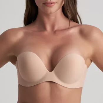 Dámské spodní prádlo Bye Bra - Adhesive bras neviditelná podprsenka beige B GLABRA
