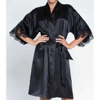 Dámský župan Lise Charmel - Splendeur soie župan noir S ALC2080