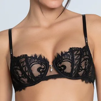 Podprsenka Lise Charmel - Desirs de Venise podprsenka půlová nevyztužená noir 75D ACJ3435
