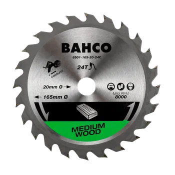 Pilový kotouč A_Bahco Pilový kotouč, 160 mm, 24 zubů, vnitřní O 20 mm, na dřevo, pro akumulátorové pily