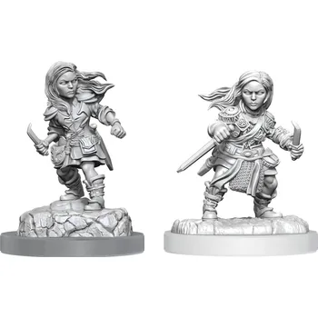 Figurka D&amp;D - Halfling Rogue Female - Unpainted (Dungeons &amp; Dragons: Nolzur's Marvelous Miniatures)