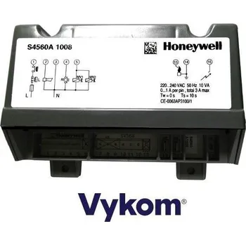 Příslušenství ke kotli Řídící a zapalovací automatika Honeywell (Resideo) S4560 A 1008, Tw 0s, Ts 10s