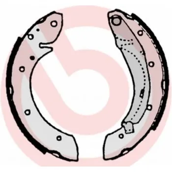 Brzdový systém Sada brzdových čelistí BREMBO S 61 522