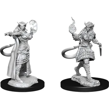 Figurka D&amp;D - Tiefling Female Sorcerer - Unpainted (Dungeons &amp; Dragons: Nolzur's Marvelous Miniatures)