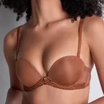 Aubade - Sheer emotion podprsenka vyztužená s odepínacími ramínky honey 65D 4MP06