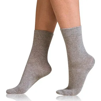 Dámské ponožky Šedé dámské ponožky Bellinda COTTON COMFORT SOCKS Bellinda hnědá 2670749