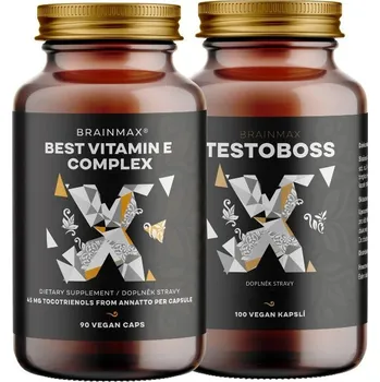 BrainMax Superhrdina Doplňky stravy - Testoboss® + Best vitamin E Complex