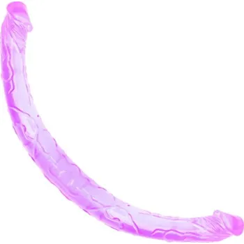 Dildo VšeNaSex.cz Oboustranné dildo Jelly Double Dildo fialové