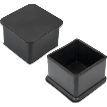 Kryty nohou židle Flyshop, Gumové ochranné krytky, Odolné, Bez poškrábání, Čtvercové 4,0 x 4,0 cm,