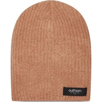 Čepice Outhorn Pánská zimní čepice HOZ21-CAM605 light brown S/M