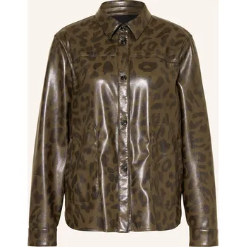 Dámská halenka Marc Cain Dámská Košilová Halenka V Koženém Vzhledu, 595...