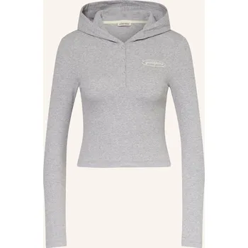 Dámská mikina Guess Jeans Dámská Úpletová Mikina S Kapucí, šedá, 38