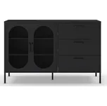 Černá komoda 140x90 cm Diora – Marckeric ID_1695558