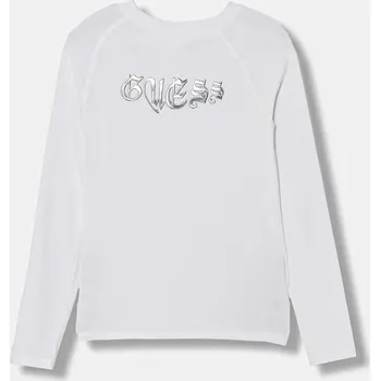 Dívčí oblečení Dětské tričko s dlouhým rukávem Guess J5YI13.K6YW4.9BYA bílá 00X, vel. 167